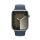Apple Watch 9 45/Silver Steel/Storm Blue Sport Band S/M LTE - 1180288 - zdjęcie 3